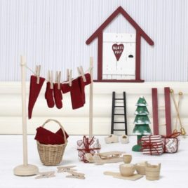 kit diy creatif maison porte lutin noel
