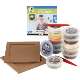 kit créatif modelage enfant cadre photo portrait