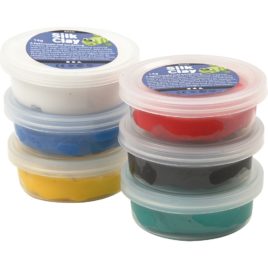 pâte à modeler autodurcissante couleurs primaires silk clay
