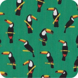 tissu-toucans-vert cousette