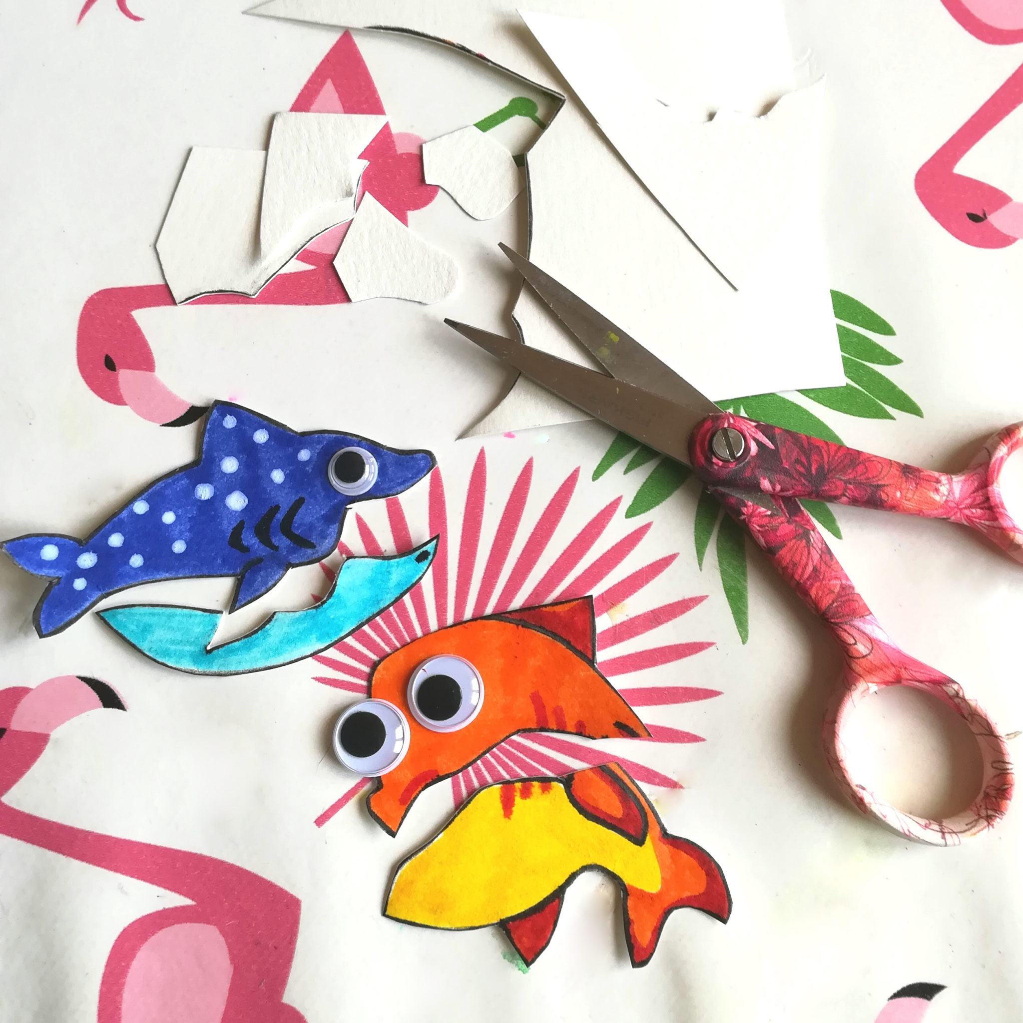 DIY Fabriquer des en papier et pince à linge