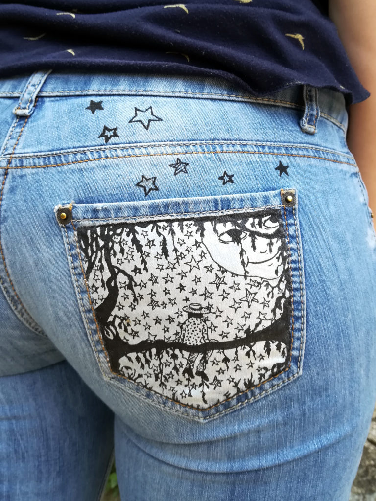 customisation poche jean