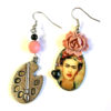 boucles oreilles createur fleur frida khalo