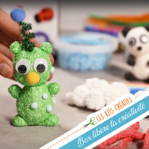 Coffret loisir créatif enfant pâte à modeler "Libère ta créativité "
