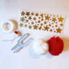 kit creatif couronne noel diy laine pompon