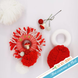 kit creatif enfant ado adulte couronne de noel