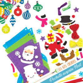 pochette surprise loisir creatif chaussette de noel