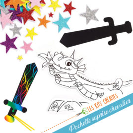 pochette surprise loisir creatif garcon chevalier pirate
