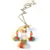 sautoir bijoux fantaisie createur boheme boho chic ours blanc