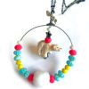 sautoir tribal bijoux fantaisie createur animal totem ours polaire