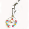 sautoir tribal bijoux fantaisie createur animaux totem ours polaire pompon