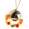 sautoir tribal bijoux fantaisie createur animaux tribal totem ours