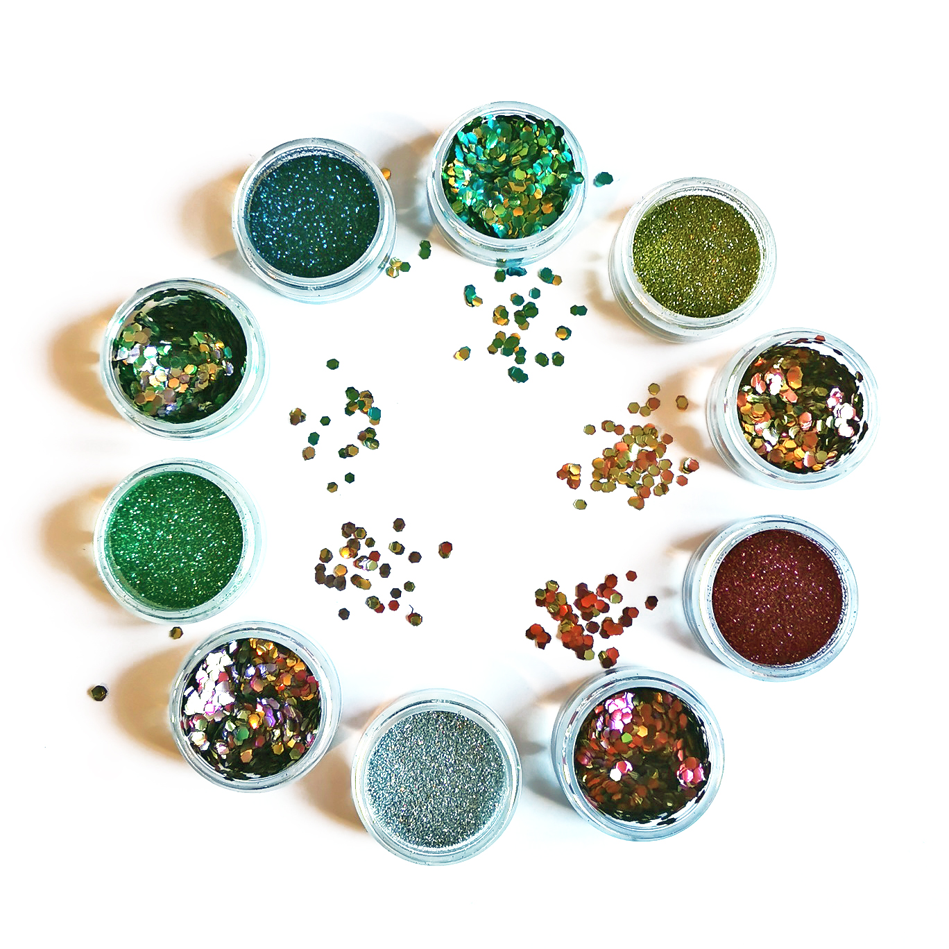 Paillettes biodégradable cosmétiques maquillage artistique chunky