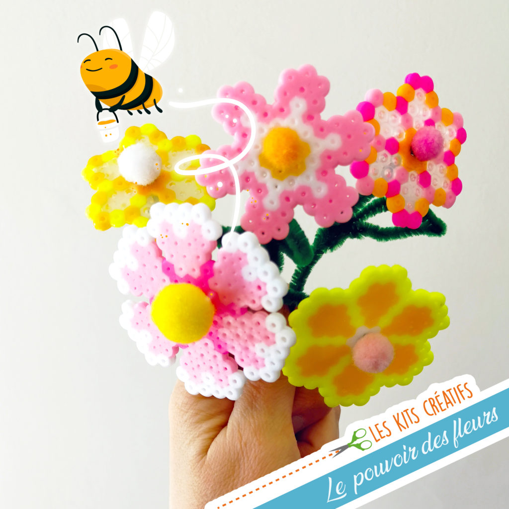 Muyohix Kit De Bouquet De Fleurs En Tissu – 820+ Carrés, 10 Pochoirs EVA, Pendentifs Princesse – Activité Manuelle Fille 4-10 Ans – Sans Vase