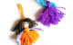 diy poupee pompon tassel laine bois grigri