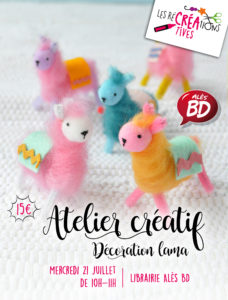 atelier loisir creatif vacance ete ales lama