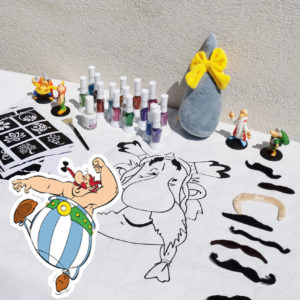 anniversaire enfant theme bd asterix obelix manga animation maquillage nimes ales avignon montpellier