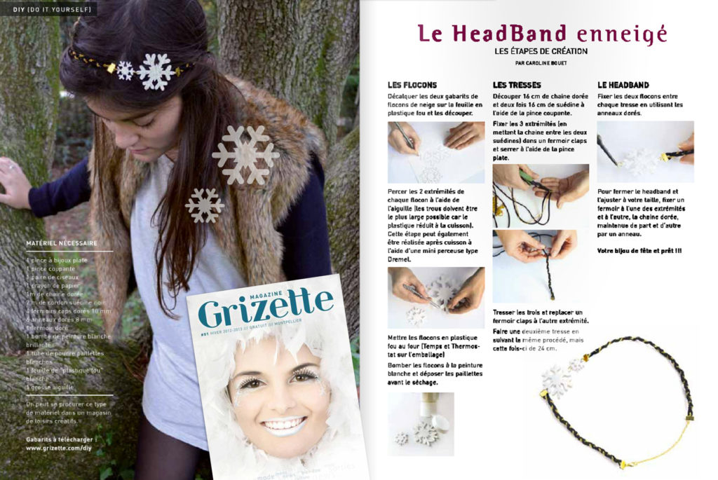 creation de contenu DIY adulte headband magazine presse