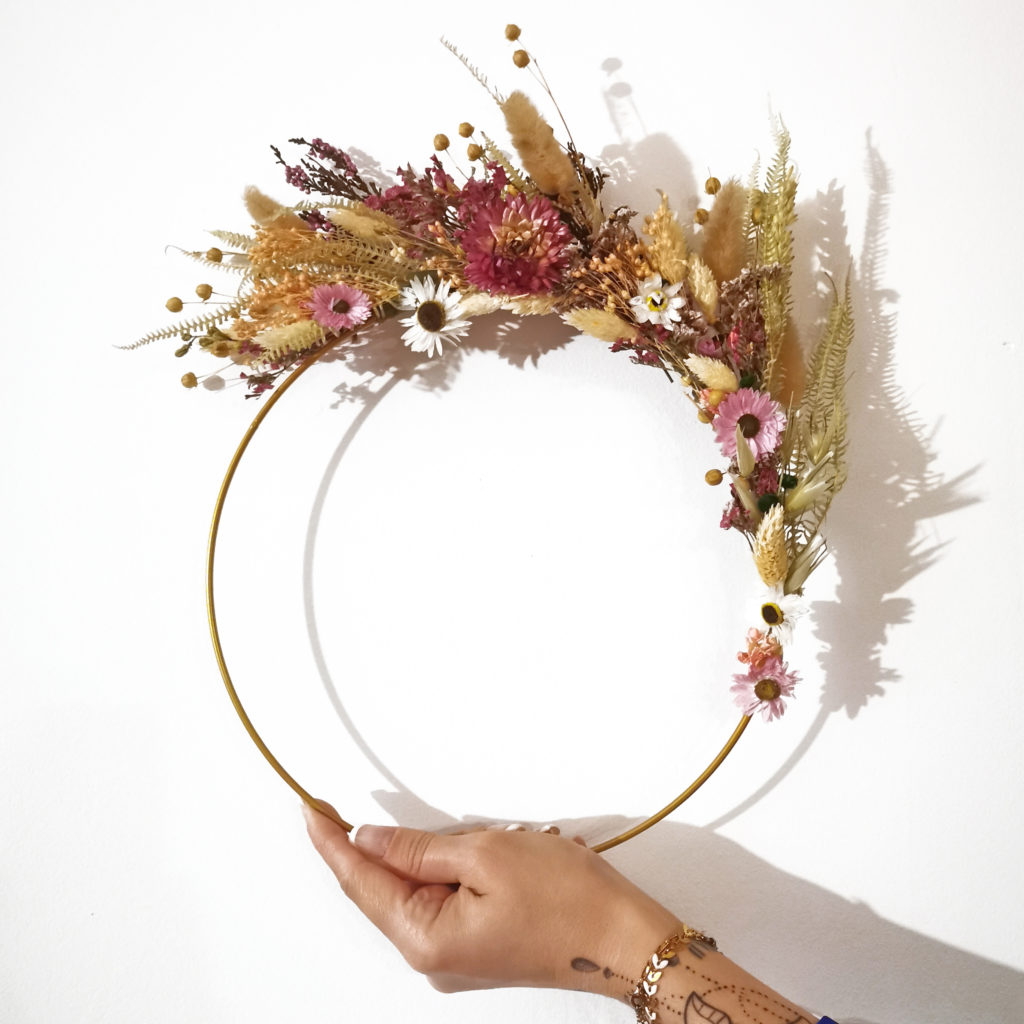 atelier creatif couronne fleur tendance creative montpellier