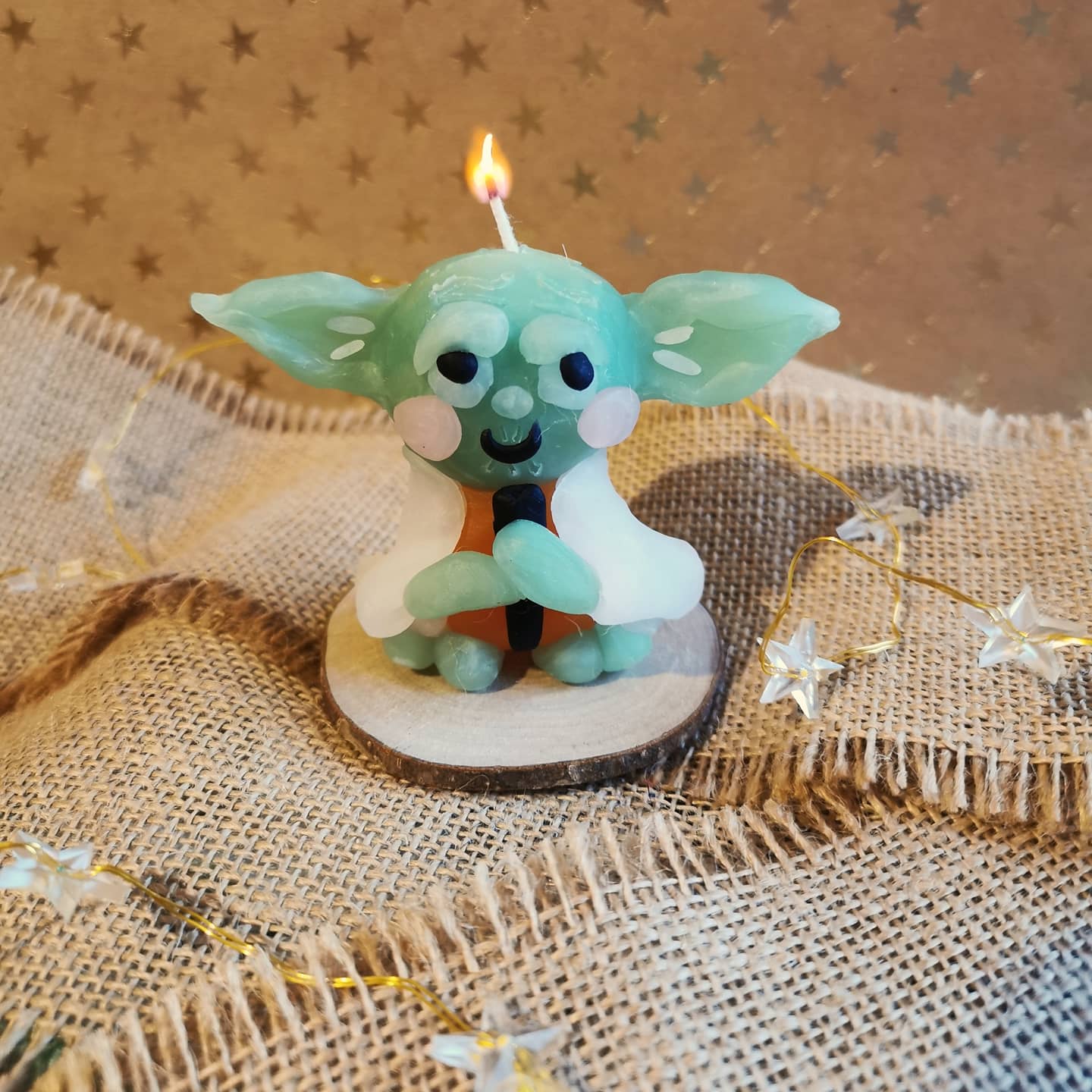 diy bougie modelage enfant yoda star wars