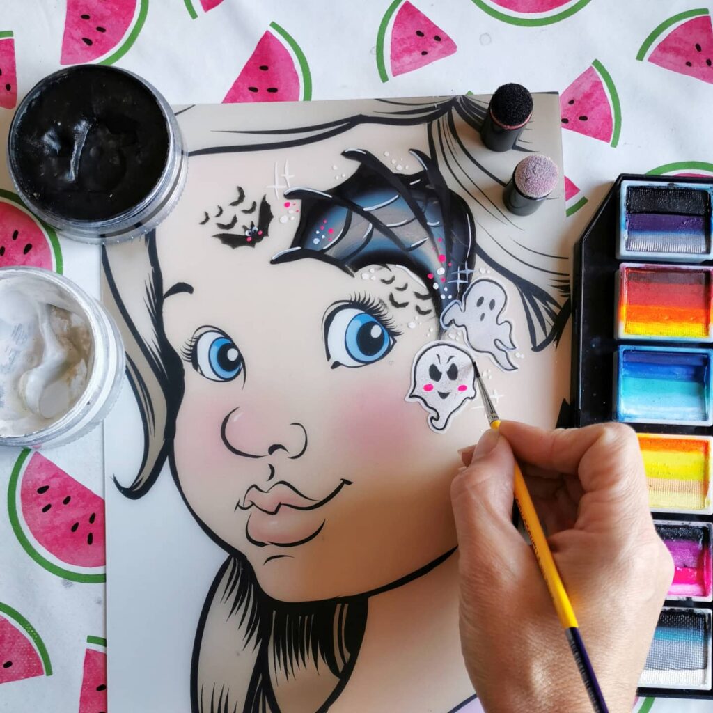 Peut-on maquiller avec des marqueurs Posca ? - Animation maquillage enfant  - Belly painting - L'effet coloré