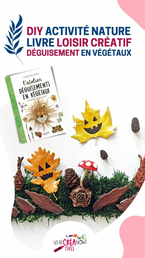 livre loisirs creatif enfant idee deguisement nature