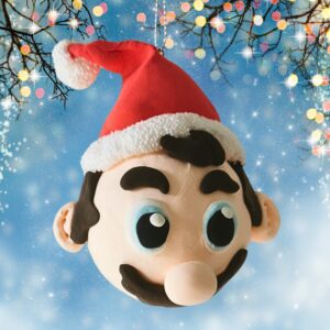 boule de noel geek modelage mario bros