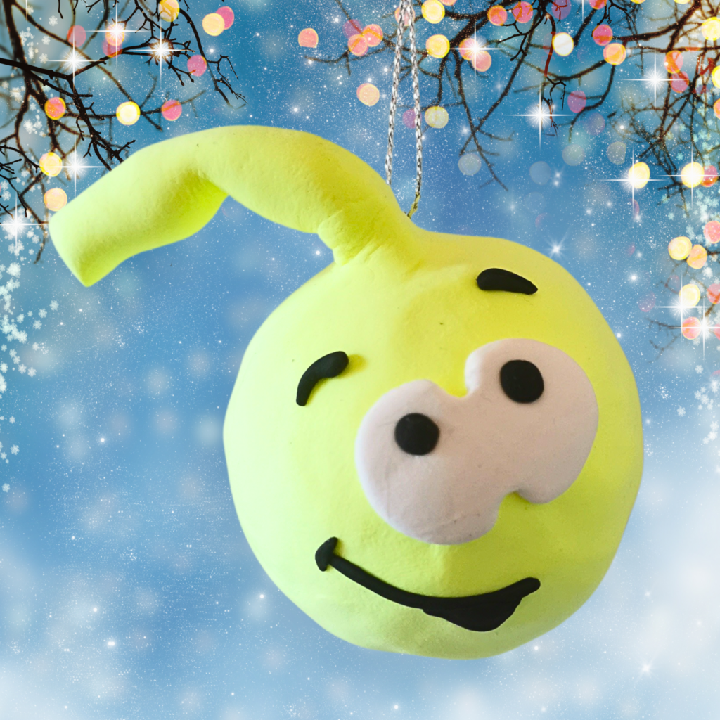 boule de noel geek modelage snorky