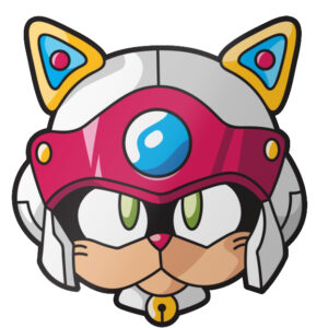 illustration samourai pizza cat