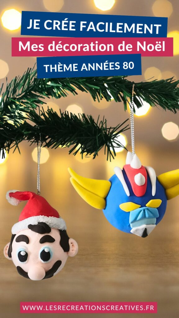 tuto diy boule noel personnage pop culture mario goldorak dbz