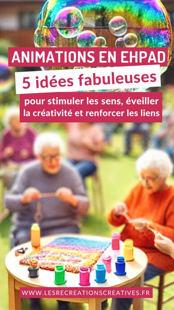 ANIMATION EHPAD 5 IDEE ORIGINALe SENIOR MAISON RETRAITE