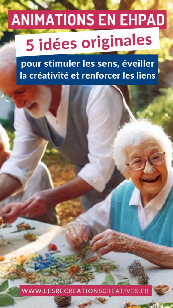 ANIMATION maison retraite 5 IDEE ORIGINALe SENIOR ephad