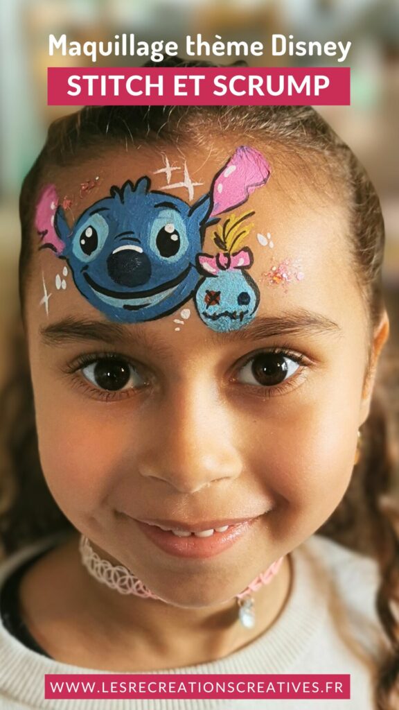 MAQUILLAGE ENFANT THEME DISNEY STITCH SCRUM SOUILLON