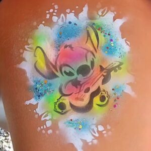 maquillage air brush pochoir stitch