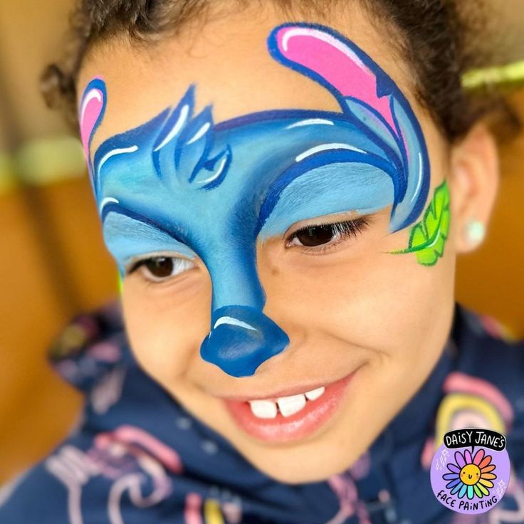 maquillage enfant stitch facile