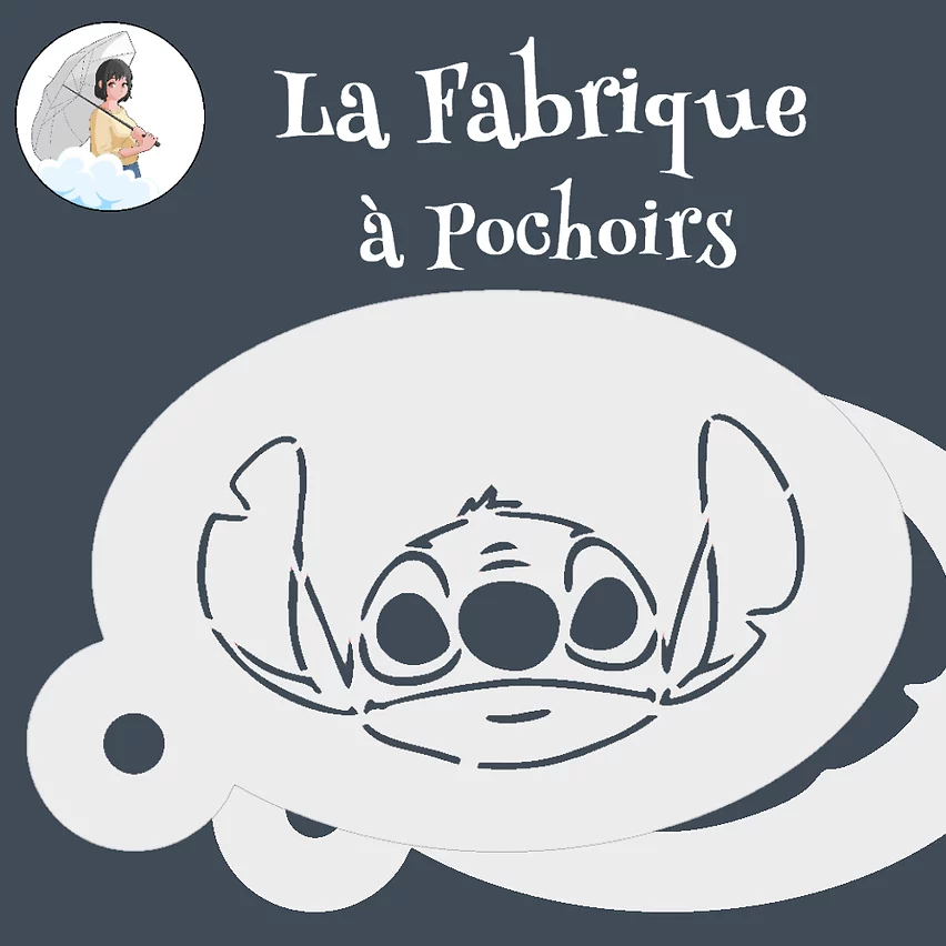 pochoir maquillage stitch