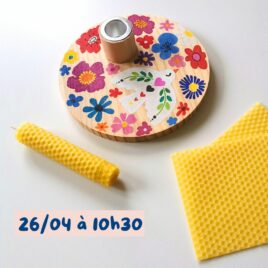 atelier creatif adulte avril nimes bougie cire abeille