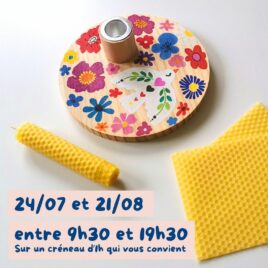atelier creatif adulte ete nimes bougie cire abeille