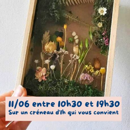 atelier creatif tableau vegetal nimes