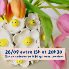 atelier créatif modelage vase nimes