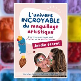 livre maquillage artistique enfant adulte thème nature