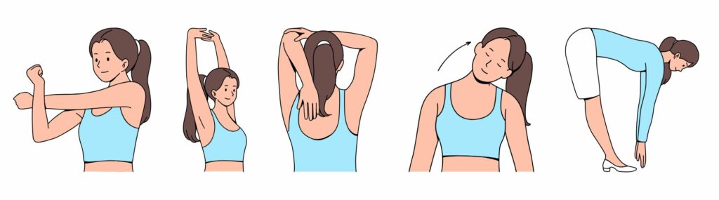 étirement prévention risque métier maquilleuse artistique enfant