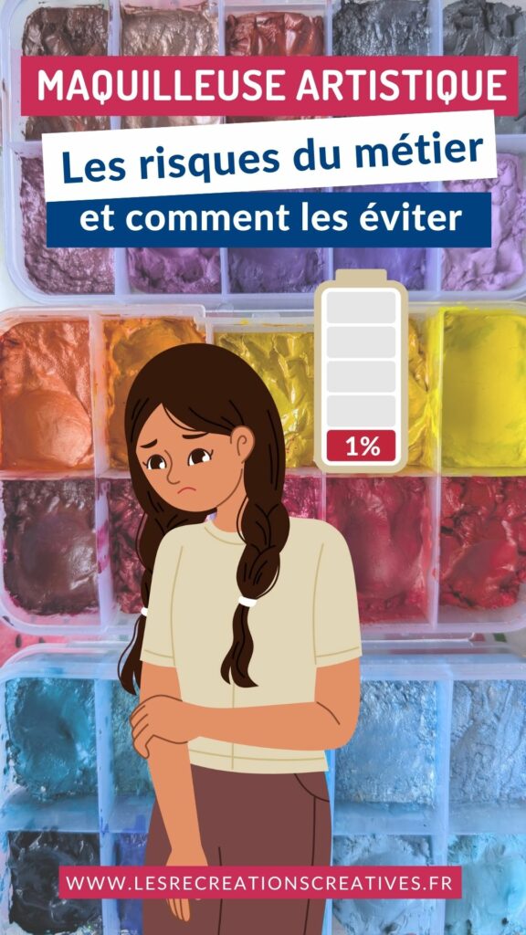 risque métier maquilleuse artistique enfant animatrice dépression micro entreprise independant