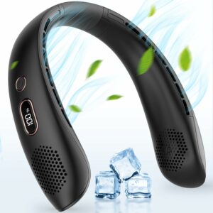 ventilateur cou portatif prévention risque métier stand maquillage