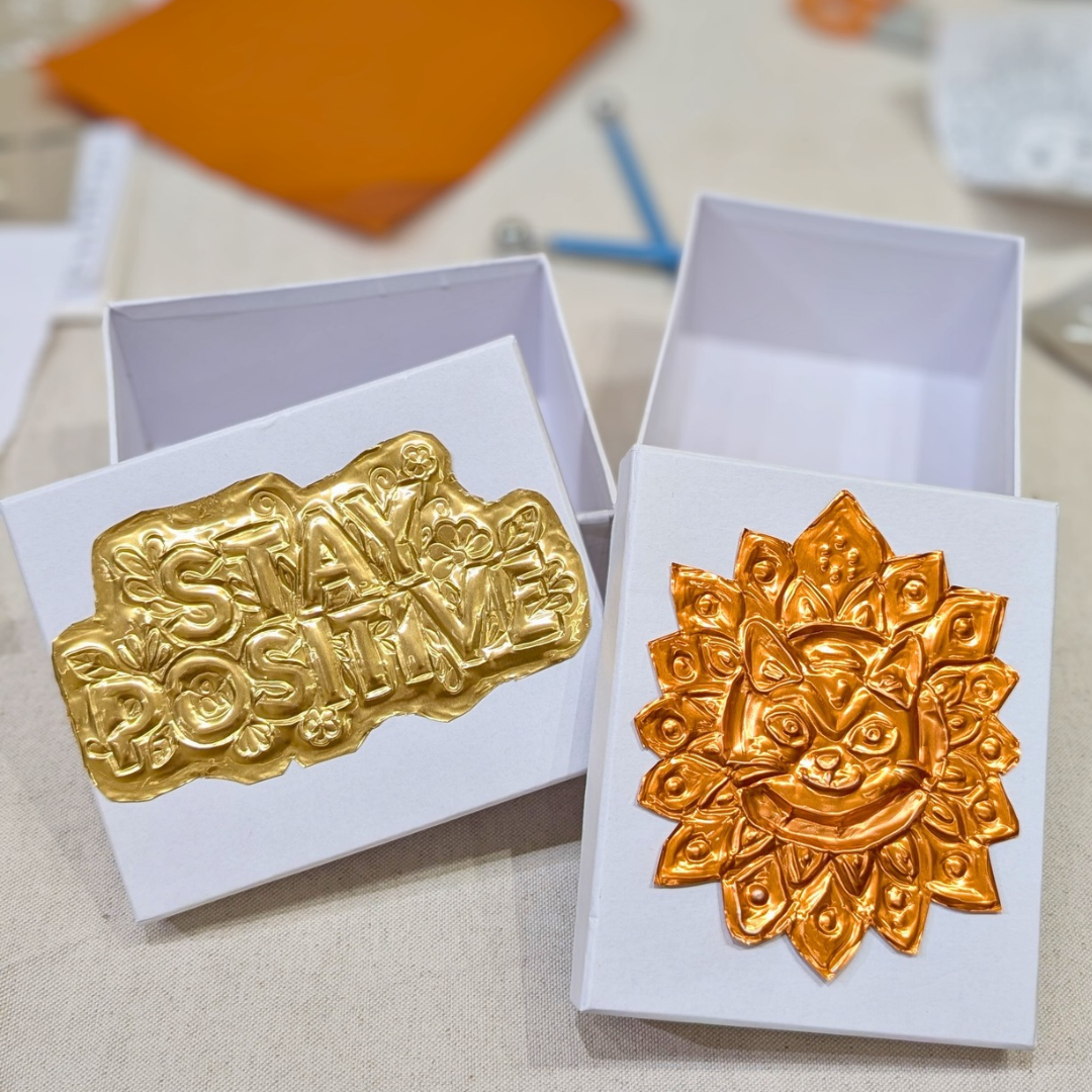atelier créatif boite metal a repousser nimes