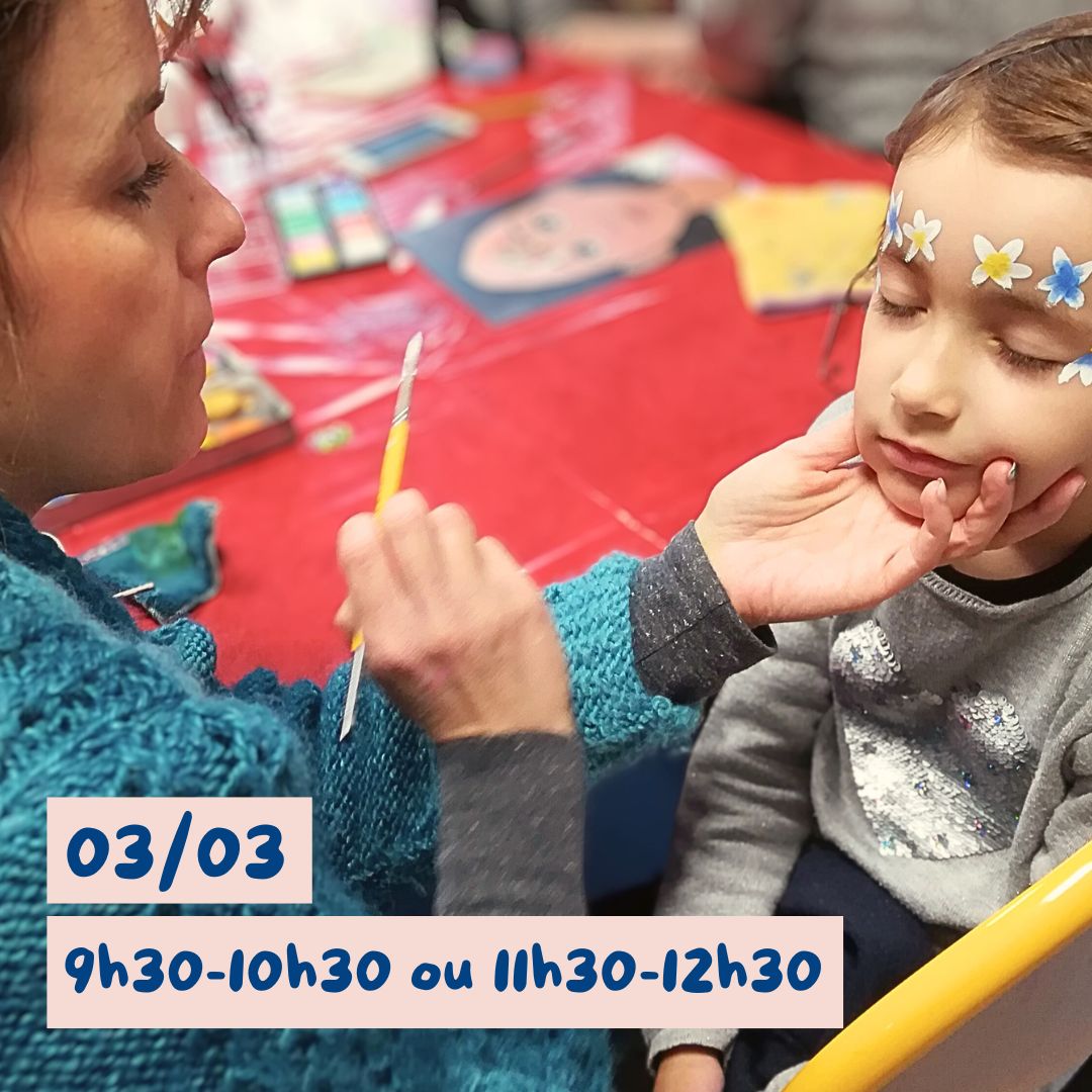 atelier initiation maquillage artistique parents enfants ales