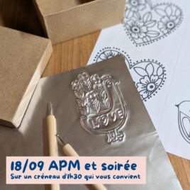 atelier metal repousser nimes septembre