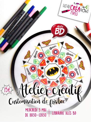 atelier customisation frisbee